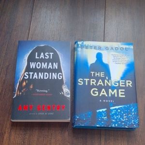 2 books: The Last Women Standing (Amy Gentry), The Stranger Game ( Peter Gadol)